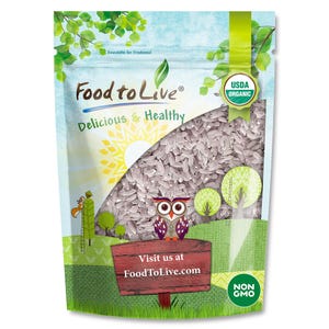 Organic Pink Flamingo Rice – Non-GMO, Vegan, Kosher, Bulk - by Food to Live