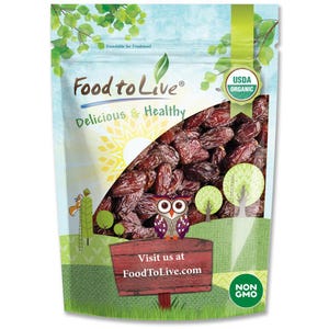 Organic California Medjool Dates – Soft & Juicy Nature&#39;s Candy. Non-GMO Whole Dry Fancy Dates with Pits. Perfect Snack. Unsweetened, Vegan