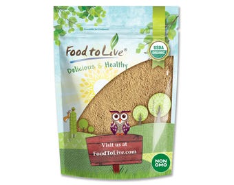 Organic Garlic Powder - Non-GMO, Raw, Dried, Sirtfood, Bulk