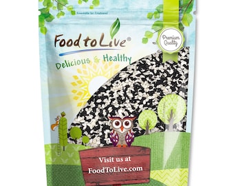 Tuxedo Sesame Seeds -  Vegan, Kosher, Bulk - by Food to Live