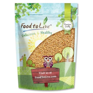 Clover Seeds for Sprouting – Pure, Vegan, Kosher, Bulk. High Germitation Rate. Grow Sprouts for Salad, Sandwiches, Rolls.