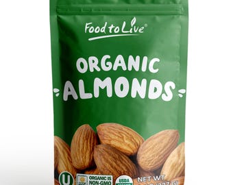 Organic Candied Cinnamon Almond - Non-GMO, Vegan, Bulk - by Food to Live