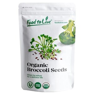 Semillas de brócoli orgánicas para germinar: sin transgénicos, veganas, kosher, aptas para la dieta Sirtfood y a granel. Ricas en sulforafano. Cultiva brotes para ensaladas y sándwiches. imagen 2