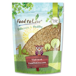 Rye Berries – Whole Grain Powerhouse for Bread, Sourdough, Porridge, and Granola. Raw, Unprocessed, Vegan, Kosher, Seeds in Bulk