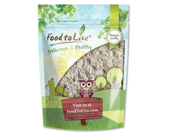 Organic Psyllium Husk Powder 16oz (454g) - Finely Ground Unflavored Plant-Based Natural Fibre Source For Morning Juice Smoothies Gluten-Free Baking