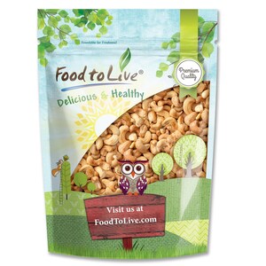 Dry Roasted Whole Cashews with Himalayan Salt — Oven Roasted Lightly Salted Fancy Cashew Nuts, No Oil Added, Vegan, Kosher, Non-GMO Verified bild 7