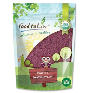 Organic Black Elderberry Powder - Non GMO, Made from Raw Dried Berries, Unsulfured, Vegan, Bulk, No Sulphites