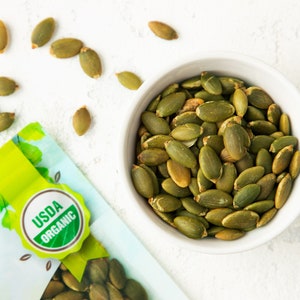 Food To Live Dry Roasted Pumpkin Seeds – Unsalted, No Oil, Oven Roasted – Vegan Kosher