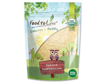 Organic KAMUT Khorasan Wheat Flour - Stone Ground Powder, 100% Whole Grain Meal, Non-GMO, Kosher, Bulk