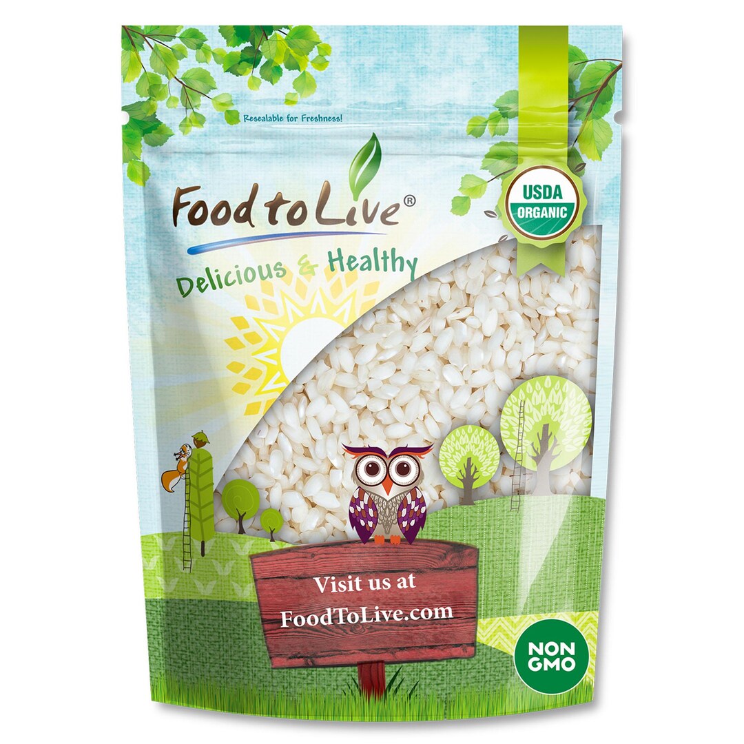 Organic Carnaroli Rice –premium Italian Risotto Rice, Ideal for Creamy ...