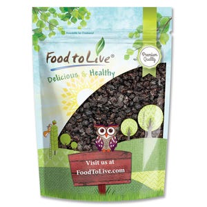 California Zante Currant Raisins - Sun-Dried Seedless Grapes, Unsweetened, Unsulfured, No Added Oil, Vegan, Kosher, Bulk. Tangy-Sweet