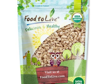 Organic Yellow Pea Flakes – No-GMO, Keto, Kosher, Bulk – by Food to Live