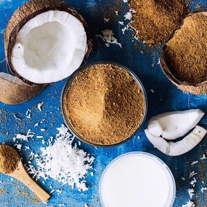 Azúcar de coco moreno orgánico - Sin OGM, azúcar de palma puro, kosher, vegano, de comercio justo, sin refinar, perfecto para hornear, a granel imagen 5