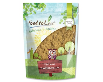 Ginger Powder — Finely Ground Dried Ginger Root, Pure, Kosher, Vegan, Sirtfood. Bulk Ginger Spice with Spicy-Sweet Flavor