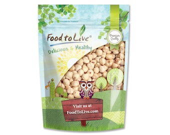 Blanched Hazelnuts – Raw Whole Filberts, No Skin, Unsalted, Unroasted Nuts, Vegan Snack, Kosher, Bulk. Keto