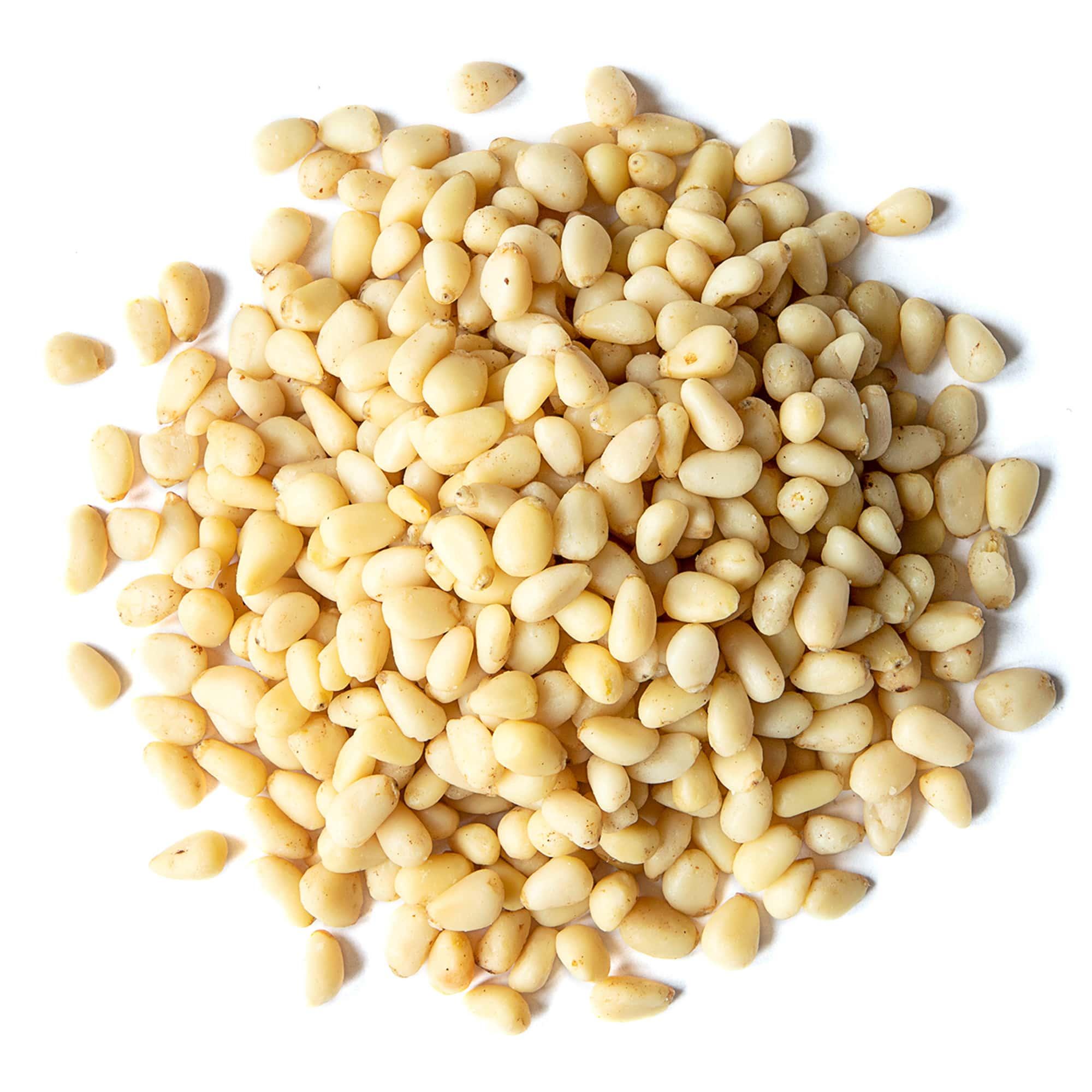 Pine Nuts - Whole Raw Pignolias, Unsalted, Vegan, Kosher, Bulk. Healthy Snack. Great for Pesto, Salads, Desserts