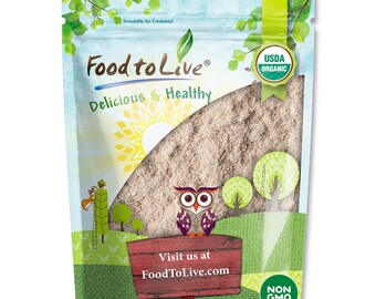 Organic Tigernut Flour – Keto and Vegan Friendly, Non-GMO, Kosher, Bulk - by Food to Live
