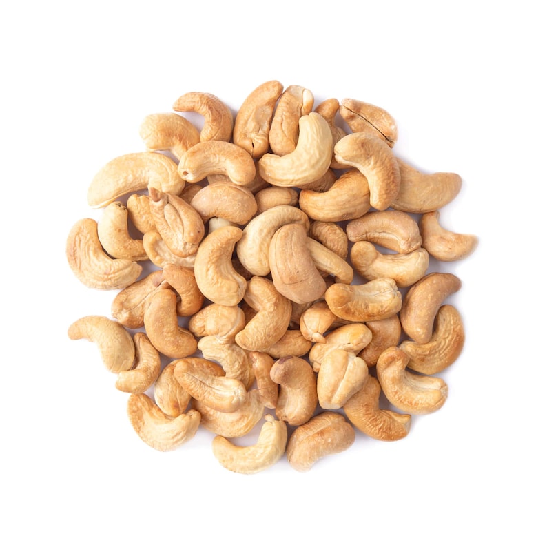 Dry Roasted Whole Cashews with Himalayan Salt — Oven Roasted Lightly Salted Fancy Cashew Nuts, No Oil Added, Vegan, Kosher, Non-GMO Verified bild 1