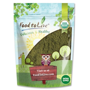 Organic Spinach Powder – Non-GMO, Finely Ground Dehydrated Spinach Leaves, Pure, Vegan, Kosher, Bulk. Great for Smoothies, Baked Goods.