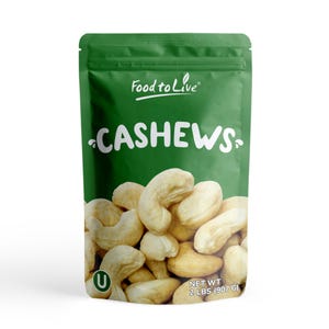 Dry Roasted Whole Cashews with Himalayan Salt — Oven Roasted Lightly Salted Fancy Cashew Nuts, No Oil Added, Vegan, Kosher, Non-GMO Verified bild 8