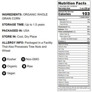Organic Old Fashioned Cornmeal Coarse — Non-GMO, Whole Grain Corn Flour, Coarse, Kosher, Great for Baking Cornbread, Muffins image 4