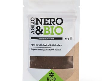 Nero Fermento Organic Black Garlic Powder - 30gr