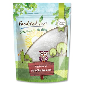 Mediterranean Sea Salt – Coarse Grain, Pure Crystals, No Additives, Vegan, Kosher, Bulk. Rich in Minerals. Perfect for Salt Grinders.