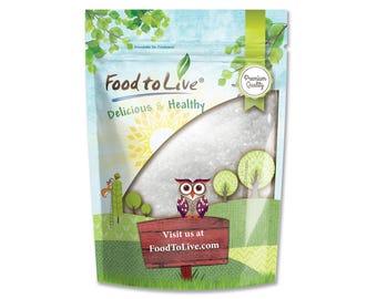 Mediterranean Sea Salt – Coarse Grain, Pure Crystals, No Additives, Vegan, Kosher, Bulk. Rich in Minerals. Perfect for Salt Grinders.