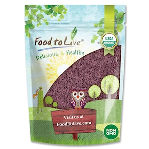 Organic Acai Berry Powder - Non-GMO, Kosher, Raw, Vegan, Freeze-Dried, Unsweetened, Unsulfured, Bulk