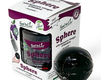 Sphere with Balsamic Vinegar of Modena, 75g (2.64 oz) – Vegan – by Food to Live