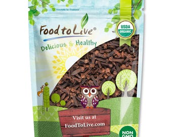 Organic Whole Clove –   Non-GMO, Vegan, Kosher, Bulk –  by Food to Live