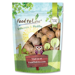 Whole Nutmeg – Aromatic Spice, Pure, Vegan, Bulk. Warm, Nutty Flavor. Rich in Antioxidants, Essential Oils. Perfect for Spice Blends