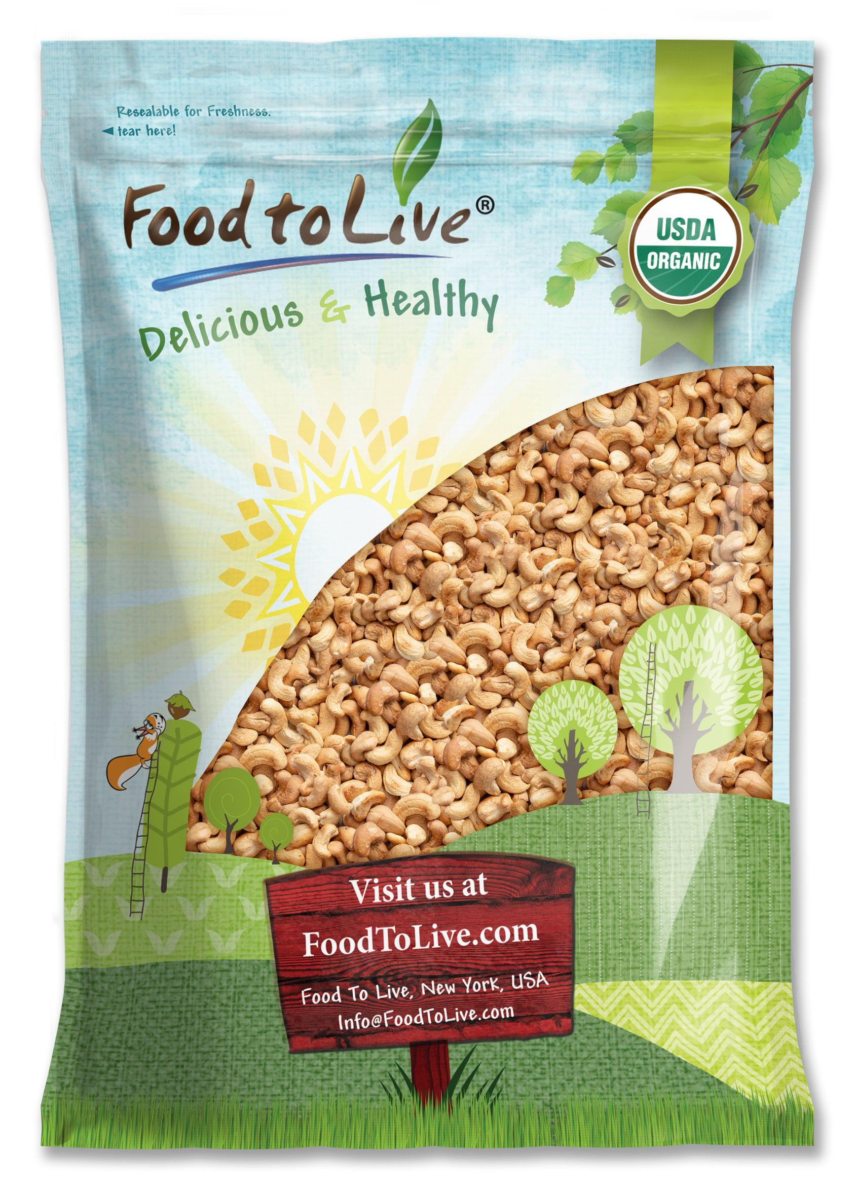 Organic Dry Roasted Whole Cashews With Himalayan Salt – Non-gmo, Oven ...