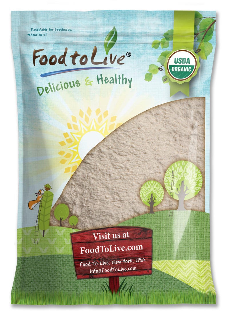 Organic Spelt Flour - Whole Grain, Non-GMO, Raw, Vegan, Bulk, Great for Baking Bread, Product of the USA image 2
