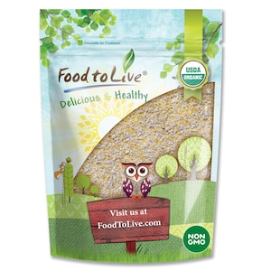 Organic Old Fashioned Cornmeal Coarse — Non-GMO, Whole Grain Corn Flour, Coarse, Kosher, Great for Baking Cornbread, Muffins image 1