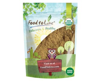 Organic Ginger Root Powder – Non-GMO, Kosher, Bulk, Raw Ground Ginger Root, Flour, Sirtfood