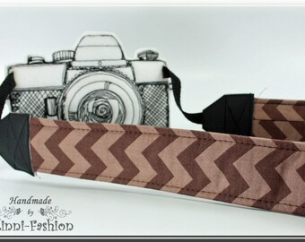 Camerariem - ZIGZAG - Camera tape in chevron patroon Gratis verzending