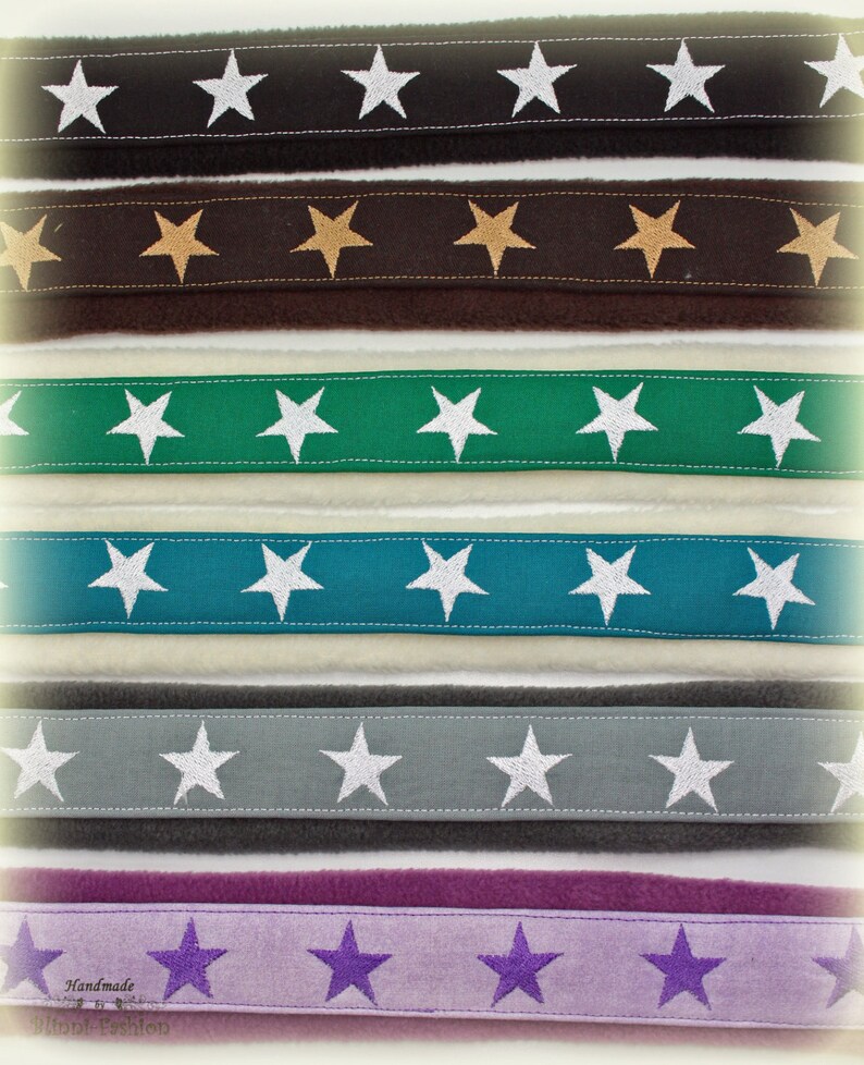 Martingale Dog collar STARS
