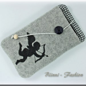Mobile Phone Case KEEP CALM... Cupid or flower, mobile pouch for iphone, Samsung and others image 4