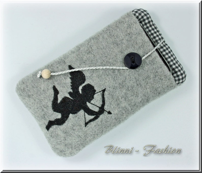 Mobile Phone Case KEEP CALM... Cupid or flower, mobile pouch for iphone, Samsung and others image 4