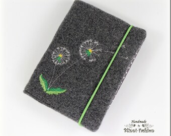 DANDELION notebook diary cover planner  Daily Memos, Gift embroidered