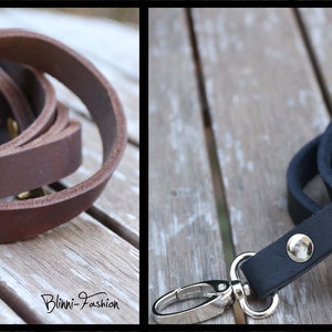 Leather camera strap in vintage style for DSLR camera, camera strap in 10 colours, choose length image 7