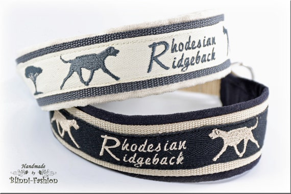 Halsband - RHODESIAN RIDGEBACK - Hundehalsband mit Zugstopp, Hund - Etsy  sterreich