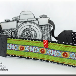 Courroie de caméra pour lappareil photo reflex numérique, mur dappareil photo pour SLR comme Canon Nikon image 1