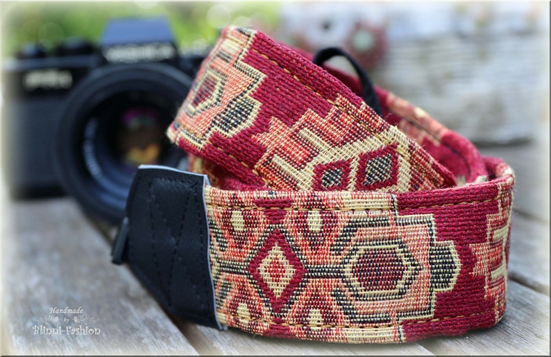 Camera strap ISTANBUL in different designs for DSLR or system camera image 2