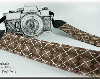 Camera strap ARGYLE for DSLR or system camera