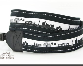 Camera band WENEN, camera tape met SKYLINE verschillende steden van gratis verzending