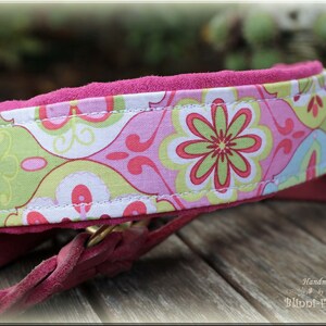 Dog collar, Martingale, romantic, light rose image 9