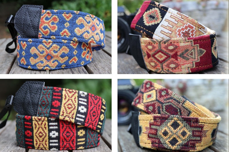 Camera strap ISTANBUL in different designs for DSLR or system camera image 7