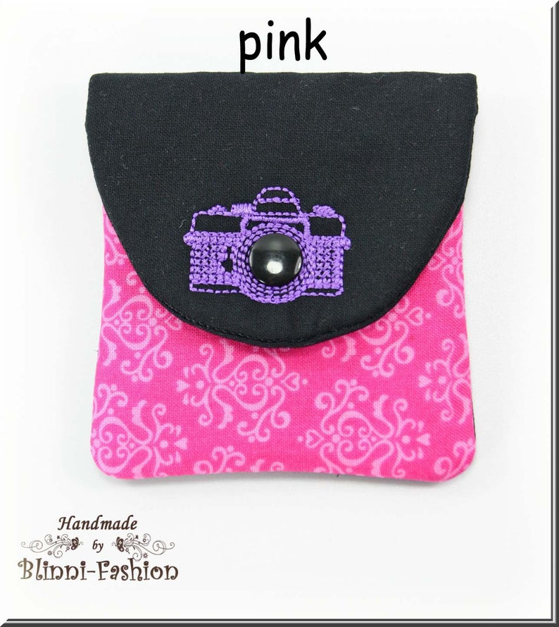 lens cap case pouch to fix on strap Bag for camera accessories in 4 varieties